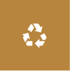 Icône représentant le recyclage et la gestion des déchets